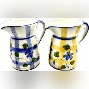 Vintage 1970s, Set of Two Andrea by Sadek creamers, Great Preowned Condition